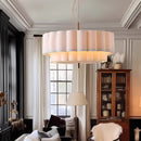 Axyaa Nordic Cream Fabric Chandelier: Simple Modern French Style for Home Decor