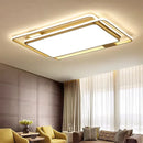 Axyaa LED Ceiling Lamp: Modern Black Gold Chandelier for Home Decor & Bedroom Lighting