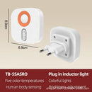 Axyaa Motion Sensor Night Light LED Dimmable for Bedroom Hallway Bathroom