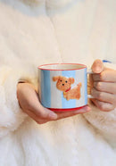 Axya Ceramic Coffee Mugs, Couple Drinkware Set for Afternoon Tea and Milk