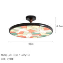 Modern Colorful Iron Acrylic Ceiling Light for Home, Villa, Bedroom, Restaurant & Foyer