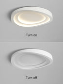 Axyaa Round Master Bedroom LED Ceiling Lamp - Modern Nordic Living Room Lighting