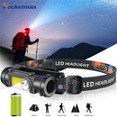 Axya Rechargeable COB LED Headlamp for Camping and Hiking
