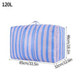 Axyaa Stripe Quilt Blanket Storage Bag Wardrobe Organizer & Tote