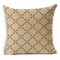 Axyaa Retro Geometry Linen Pillowcase - 45*45cm