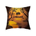 Axyaa Halloween Scarecrow Pattern Pillowcase for Office, Living Room, Sofa, Car.