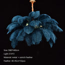 Axyaa Nordic Feather Chandelier LED Pendant Lamp for Romantic Home Decor