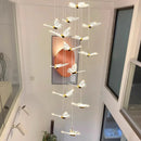 Axyaa Nordic Chandeliers for Dining Room Pendant Lights Ceiling Hanging Lamps
