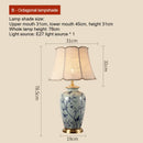 Axyaa Ceramic Floor Lamp with Fabric Lampshade Design for Living Room, Bedroom, Study