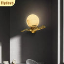 Axyaa Modern Marble LED Wall Lamp for Home Decor