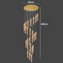 Axyaa Crystal Chandelier Stair Pendant Lamp Living Room Lighting Home Decor