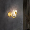 Axyaa Modern Glass Copper Wall Lamp for Elegant Home Lighting