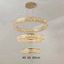 Axyaa Crystal Pendant Chandelier for Modern Luxury Decor, LED, Gold/Silver Finish