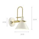 Axyaa Industrial Iron Wall Lamp for Living Room Bedroom, Nordic Bedside Light