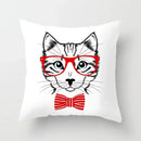 Axyaa Cute Animal Print Pillow Cover - 45X45cm