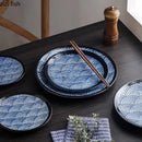 Axyaa Retro Ceramic Steak & Sushi Plate for Molecular Cuisine Tableware