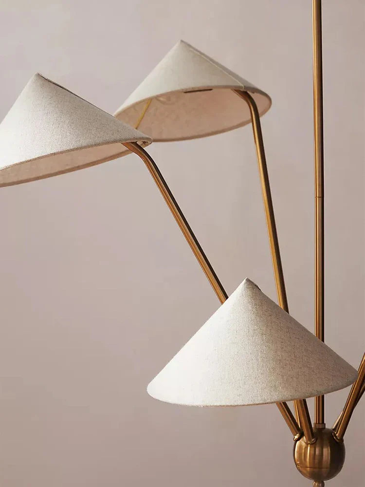 Axyaa Wabi Sabi Cloth Ceiling Pendant Chandelier for Living Room Decor