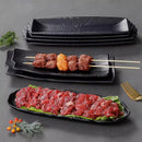 Axyaa Melamine Dinner Plate Set: Non-slip, Multifunctional Kitchen Storage Tray