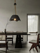 Axyaa Nordic Hemp Rope Chandelier Pendant Lights for Restaurant Bar Study Bedroom