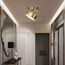 Axyaa Round Copper LED Ceiling Lights for Home Decor, Bedroom, Living Room