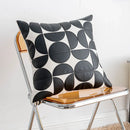 Axyaa Patchwork Faux Leather Cushion Cover 45x45cm Home Decor for Couch, Sofa, Chair