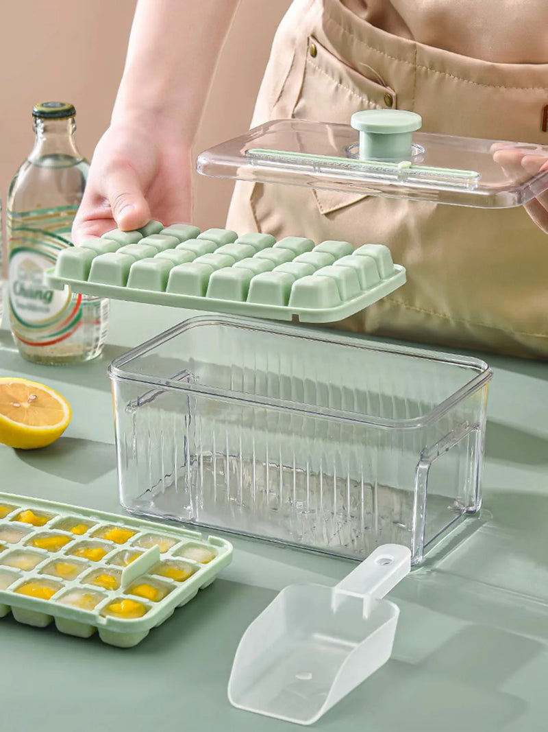 Axyaa Easy-Release High-Color Ice Box - Food-Grade Storage Mold