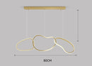 Axyaa Golden Vintage LED Pendant Light Chandeliers
