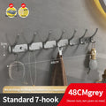 Axyaa Door Hooks Clothes Hanger Storage Wall Hanging Kitchen Bathroom Accessories