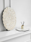 Axya Shell Tray Dining Table Insulating Mat Flower Trimmed Placemats