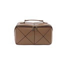 Axyaa Accordion Pillow Makeup Bag - Large Capacity Portable Cosmetic Handbag