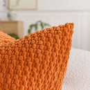 Axyaa Corduroy Solid Pillowcase Cojines Throw Cover Home Decor 30x50/40x40/45x45/50x50cm