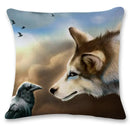 Axyaa Wolf Animal Decor Pillowcases for Sofa and Bedroom