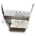 Axyaa LED Ceiling Lamp Kit with Wireless Remote Control for DC 72V Light Strip