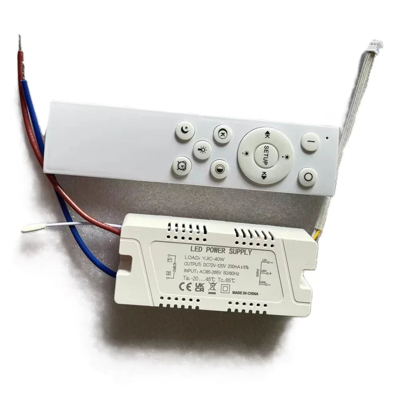 Axyaa Ceiling Light Drive with Wireless Remote Control for AC 85-265V Led Light Strips