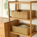 Axyaa Woven Sundries Storage Basket Closet Drawer Desktop Organizer
