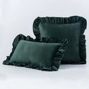 Axyaa Velvet Ruffle Cushion Cover for Home Decor 30x50/45/50cm