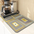 Axyaa Stripe Pattern Kitchen Drying Mat - Coasters, Placemat