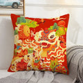Axyaa Chinese Landscape Pillowcase 40x40 50x50 Cushions Covers Home Decor