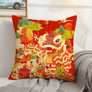Axyaa Chinese Landscape Pillowcase 40x40 50x50 Cushions Covers Home Decor