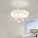 Axyaa Circular Cloud Acrylic LED Ceiling Lamp for Living Room Restaurant Bedroom