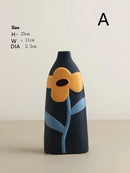 Nordic Morandi Ceramic Vase - Axyaa Brand