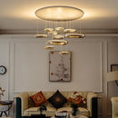 Axya Luxury Villa Chandelier Nordic Design LED Ceiling Lamp