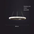Axyaa Round Gold Black Marble Pendant Lamp Luxe Designer Hanging Light