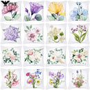 Axyaa Modern Flowers Printed Cushion Cover 45x45cm - Nordic Spring Farmhouse Decor
