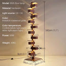 Axyaa Wood Floor Lamp for Master Bedroom and Living Room