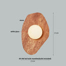 Axyaa Green Marble Stone LED Wall Light Sconce