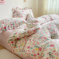 Axyaa Double Bed Duvet Cover 150x200 Breathable Quilt Comforter Cover