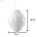 Axyaa Handmade Silk Pendant LED Chandelier for Dining Room Lighting