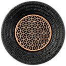 Axyaa Smoked Barbecue Planet Bowl - Volcanic Stone Coal Plate Concept Tableware