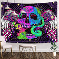 Axyaa Day of the Dead Sugar Skull UV Tapestry Wall Art